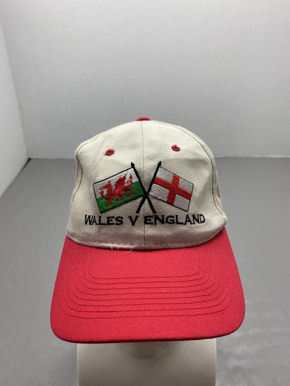 Hat Cap Strap Back One Size Beige Wales V England Millenium Stadium Mens